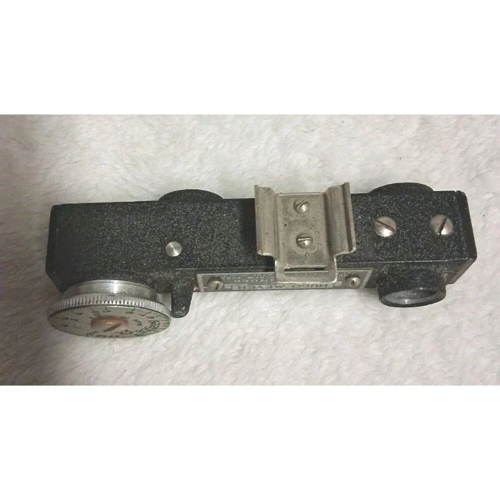 Hugo Meyer Pocket Range Finder With Leather Case Vintage